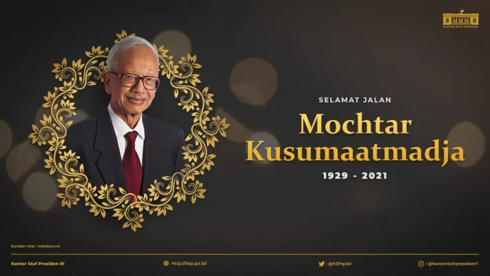 Mantan Menteri Luar Negeri Mochtar Kusumaatmadja wafat. (ist)