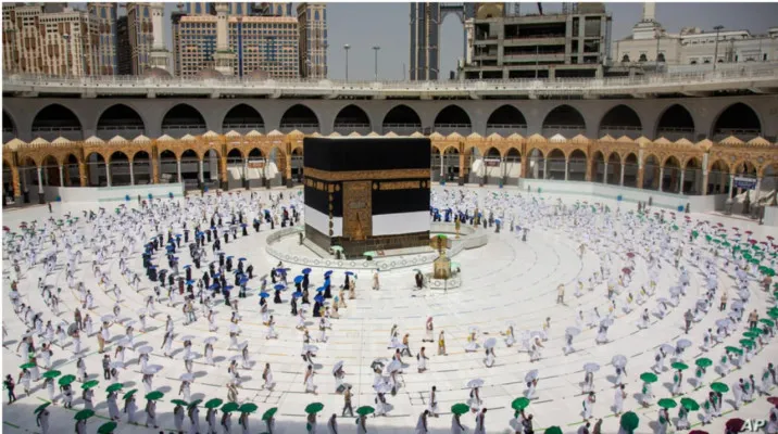 Umrah di tengah pandemi sudah kembali dibuka. (ist)