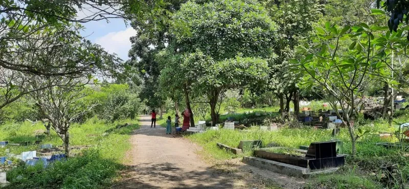 Suasana TPU Balung di Kelurahan Taman Baru, Kecamatan Citangkil, Kota Cilegon. (ist)