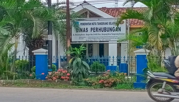 Situasi kantor Dishub Tangsel. (foto: ist)