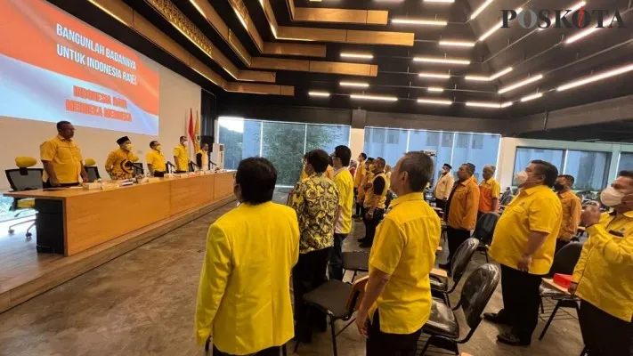 Konsolidasi Organisasi dilakukan DPD Golkar Jakarta untuk memenangkan Pilkada DKI dan Pilpres 2024. (foto: poskota/ deny)