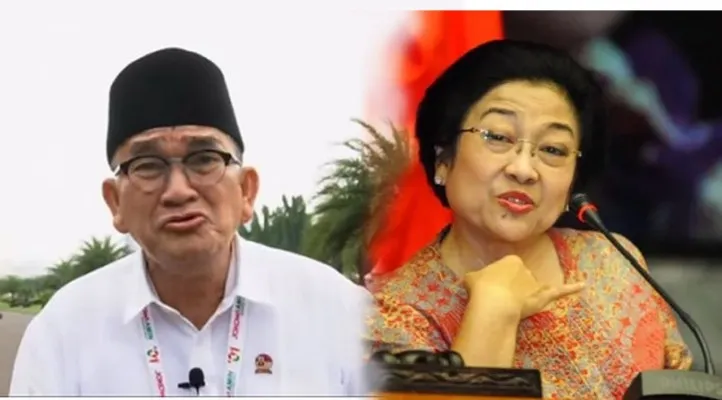 Ruhut Sitompul dan Megawati. (foto: diolah dari google)