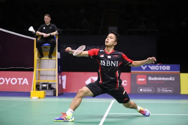 Anthony Sinisuka Ginting, pebulutangkis tunggal putra Indonesia (foto/PBSI)