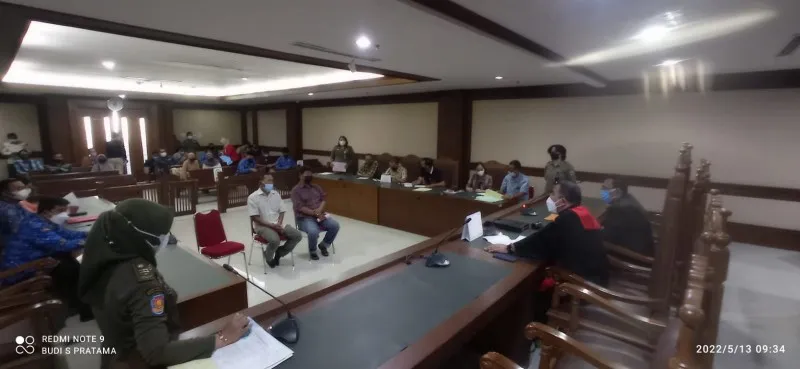 Sidang Yustisi digelar PN Jakarta Pusat, banyak pedagang mendominasi dengan melanggar berjualan . (Ist)