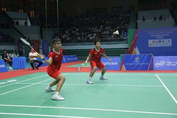 Apriyani Rahayu/Siti Fadia Silva, ganda putri Indonesia di SEA Games 2021 (foto/PBSI)