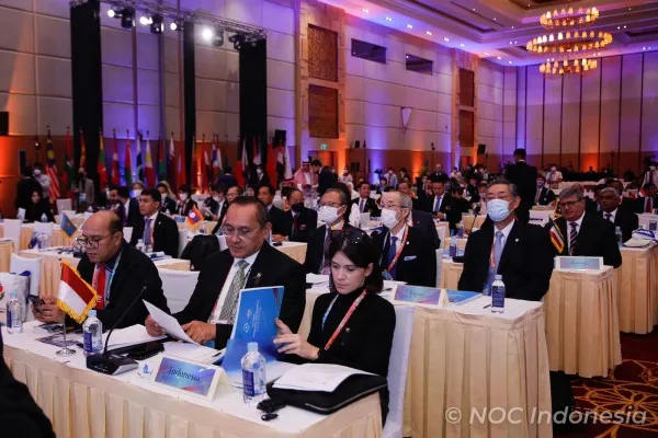 Olympic Council of Asia (OCA)  General Assembly di Kamboja (foto/NOC Indonesia)