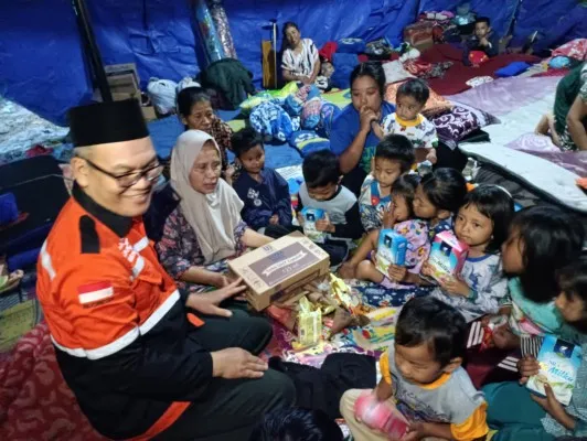 Baznas Kota Tangerang salurkan donasi untuk para korban gempa di Cianjur, Jawa Barat. (Ist)