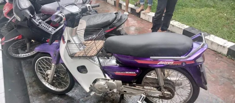 Barang bukti motor curian. (dokumen polisi)