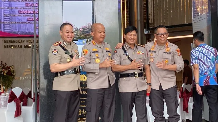 Foto: Kombes Trunoyudo Wisnu Andiko resmi menjabat sebagai Kepala Bidang (Kabid) Humas Polda Metro Jaya hari ini, Jumat (13/1/2023). (Ist)