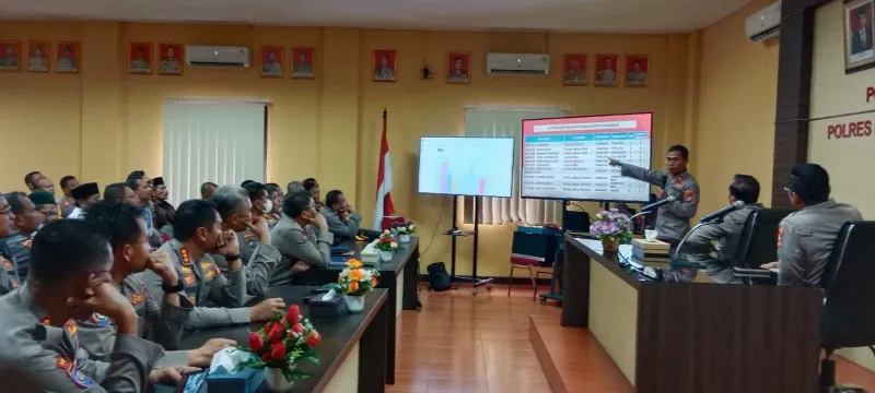 Polsek Tambora menjadi project program Polisi RW bagi Polda se-Indonesia. (Pandi)