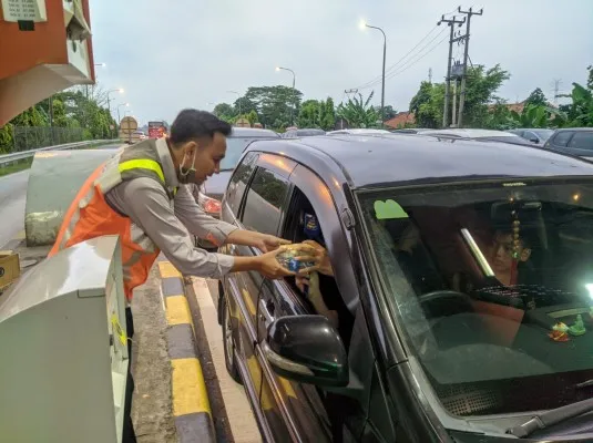 Tol Tangerang Merak di musim mudik. Foto: Dok Ist.