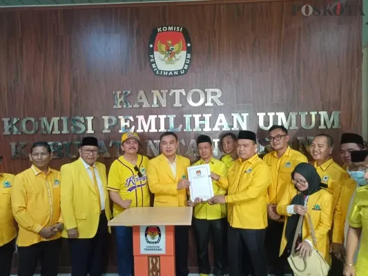 Golkar Kabupaten Tangerang targetkan 12 kursi DPRD. Foto: Poskota/Veronica.