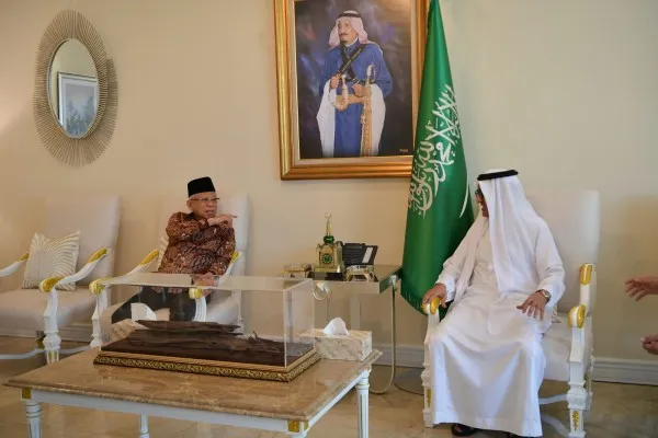 Wapres bertemu Dubes Arab Saudi. Foto: Setwapres.