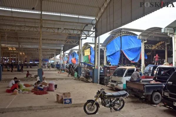 Revitalisasi Pasar Induk Cibitung, Bekasi diharapkan rampung tepat waktu. (Ihsan)