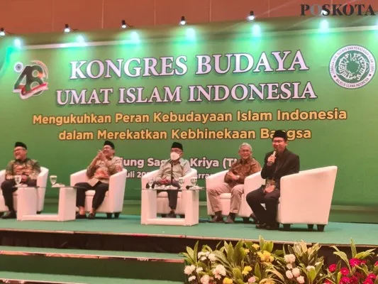 Wantim MUI Zainut Tauhid Sa'adi saat menghadiri Kongres Budaya Umat Islam Indonesia. (johara)