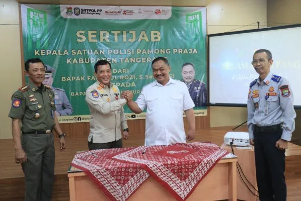 Sertijab Kasat Pol PP Kabupaten Tangerang. Ist