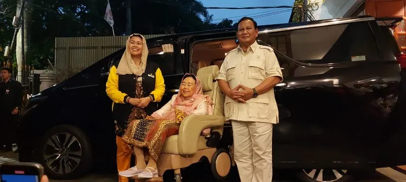 Pertemuan Yenny Wahid dengan Prabowo Subianto (ist)