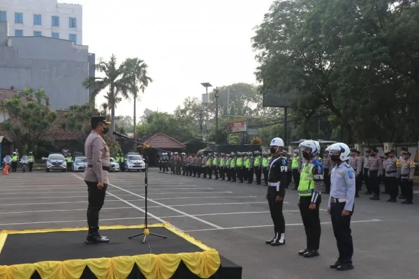 Apel pasukan Operasi Zebra 2023 Polres Metro Tangerang Kota. (Ist)