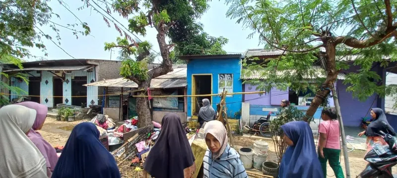 Lokasi rumah korban di tambun Bekasi. (Ist)