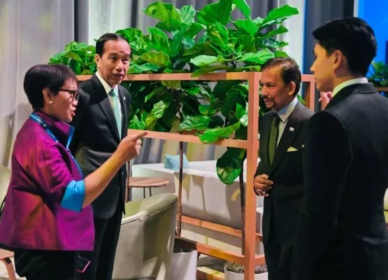 Presiden Joko Widodo saat menghadiri KTT APEC. (Biro Pers)