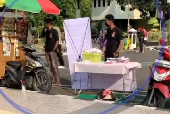 Dugaan tindakan pungli pada pedagang di wilayah Puspemkab Tangerang. (ist)