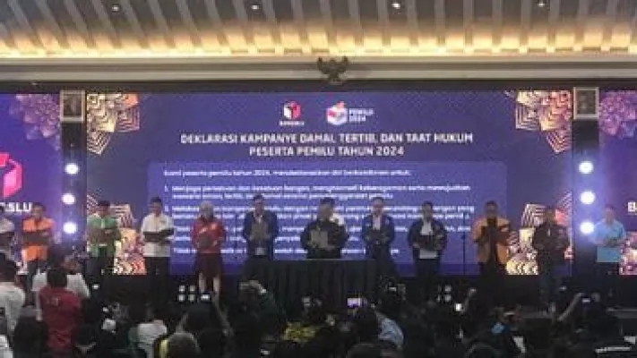 Rapat Koordinasi Nasional Sentra Penegakan Hukum Terpadudengan tema “Gakkumdu Mengawal Pemilu  2024 yang Demokratis dan Bermartabat. (Foto/ist)