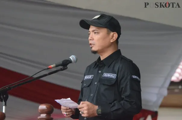 Ketua Bawaslu Kabupaten Bogor, Ridwan Arifin. (Panca)