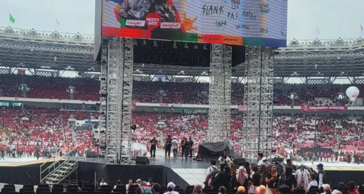 Suasana GBK saat ini, berlangsung Kampanye Akbar Paslon Ganjar-Mahfud (ist)