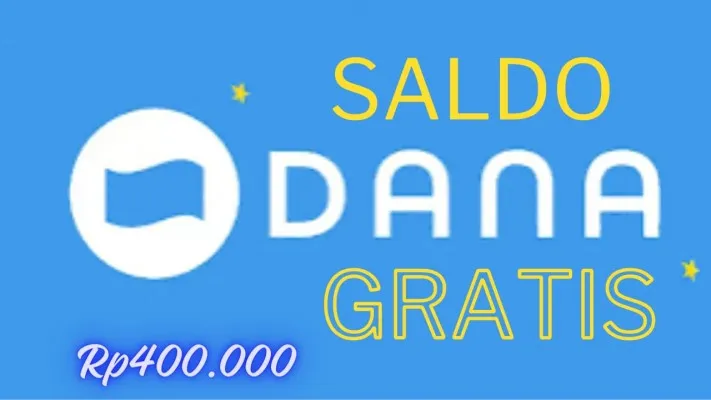 Saldo DANA gratis Rp400.000 segera isi dompet elektronik.