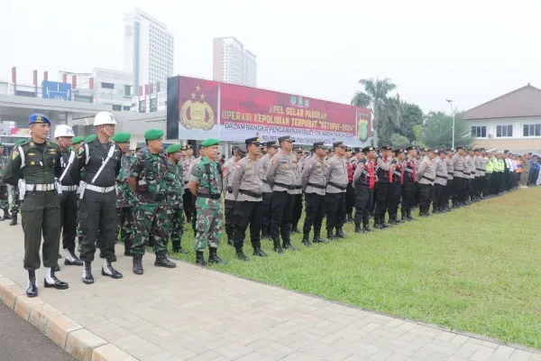 Apel gelar pasukan operasi ketupat 2024. (Foto/Humas)