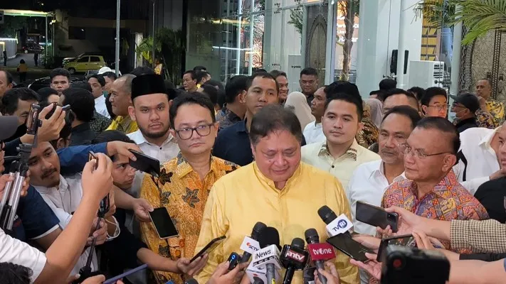 Ketua Umum Partai Golkar, Airlangga Hartarto. (Foto: Poskota/Pandi)