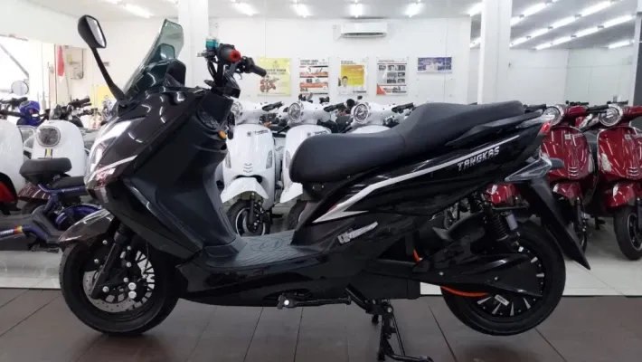 Motor listrik Tangkas X7 New hadir dengan harga yang kompetitif menggabungkan performa gesit dengan ramah lingkungan.(Foto: Website tangkasmotor)