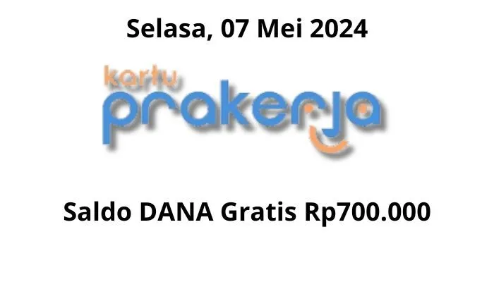 Selamat anda berhasil menemukan link saldo DANA gratis Rp700.000 dari Kartu Prakerja, cek sekarang. (Poskota/Gabriel Omar Batistuta)