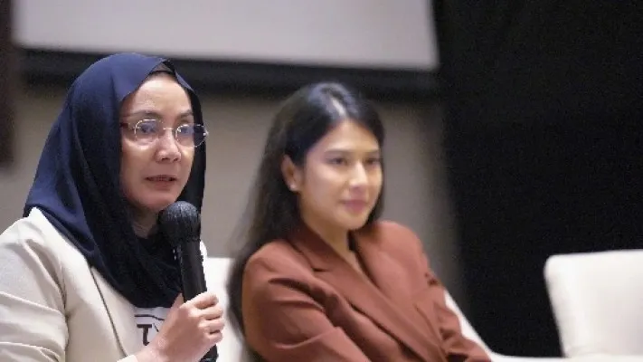 Dian Sastrowardoyo bersama Dirjen Pendidikan Vokasi Kiki Yuliati dalam kegiatan vokasi. (Dok. Pribadi)