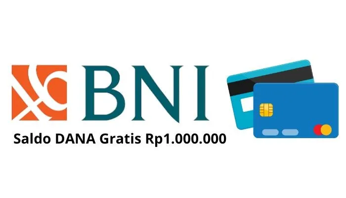 Segera klaim saldo DANA gratis Rp1.000.000 dari BNI langsung masuk dompet digital anda sekarang juga, cek selengkapnya. (Poskota/Gabriel Omar Batistuta)