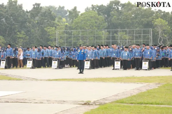 ASN di Kabupaten Tangerang. (Poskota/Veronica)