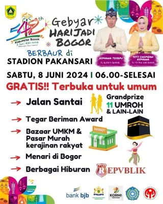 Flyer kegiatan HJB ke-542 (Dok. Pemkab Bogor)