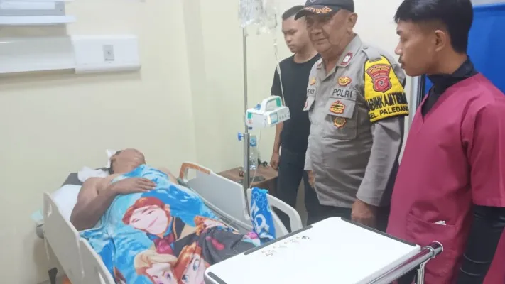 Korban ledakan tabung gas melon masih dirawat. (Dok. Polresta Bogor Kota)