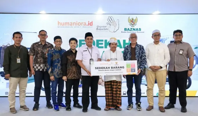 Foto: Baznas RI Berkolaborasi Yayasan Humaniora Rumah Kemanusiaan Gencarkan Program Sedekah Barang. (Dok. Baznas)