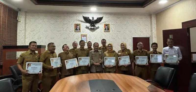 Foto: Badan Pendapatan Daerah (Bapenda) Banten menggelar acara ekspose monitoring Elektronifikasi Transaksi Pemerintah Daerah (ETPD) tahun 2023. (Dok. Pemprov Banten)