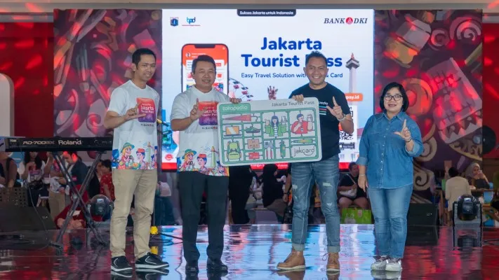 Foto: Bank DKI dan Tokopedia Siap Dukung Visi Jakarta Kota Global transaksi non tunai Jakarta Tourist Pass. (Dok. Bank DKI)