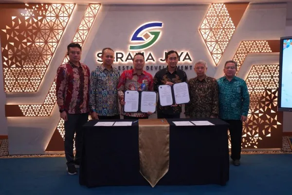 Foto: Perumda Sarana Jaya dan Universitas Brawijaya melakukan MoU untuk peningkatan Sumber Daya Manusia (SDM). (Dok. Sarana Jaya)