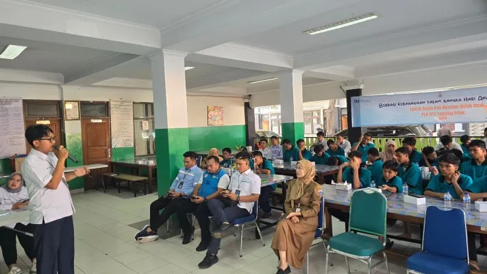 Foto: PLN Unit Pelaksana Pelayanan Pelanggan (UP3) Tanjung Priok Sosialisasi Listrik Aman untuk Anak di Panti Sosial Asuhan Anak Putra Utama 2, Jakarta Utara. (Dok. PLN)