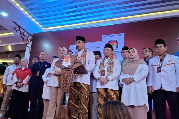 Bakal calon Gubernur DKI Jakarta, Ridwan Kamil. (Poskota/Pandi)