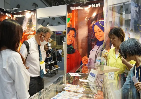 Foto: Produk UMKM milik Nasabah PNM dari Indonesia memeriahkan pameran Tokyo Gift Show ke-98 di Jepang. (Dok. PNM)