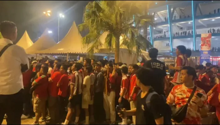 Suasana Stadion GBK Senayan jelang pertandingan Timnas Indonesia VS Australia, Selasa malam, 10 September 2024. (Poskota/Pandi)