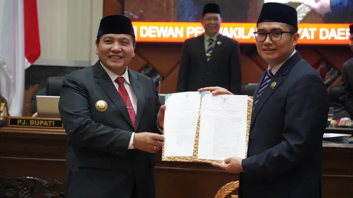 Foto: Penetapan Program Pemerintah Peraturan Daerah (Propemperda) 2024 Kabupaten Bogor. (Dok.Pemkab Bogor)