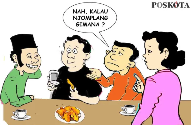 Ilustrasi Obrolan Warteg edisi : Kok, Beda Jauh. (Poskota/Yudhi Himawan)