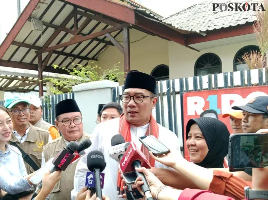 Calon Gubernur Jakarta nomor urut 1, Ridwan Kamil. (Poskota/Pandi Ramedhan)