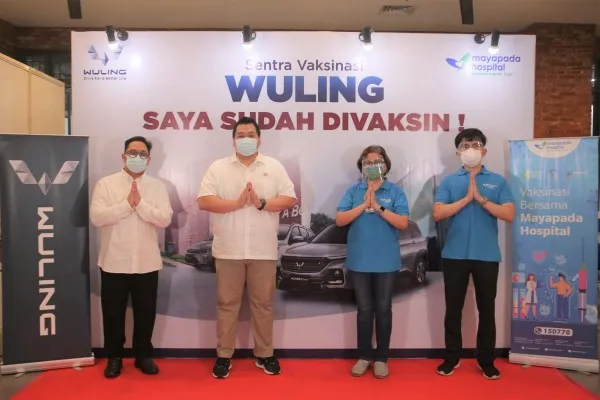 Wuling gelar sentra vaksinasi Covid-19 bersama Mayapada Hospital. (Foto/wuling)